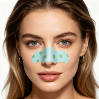 Bandes exfoliantes pour le nez à motif érable, nettoyage en profondeur des pores, élimination des points noirs et des points blancs, soin de la peau du visage