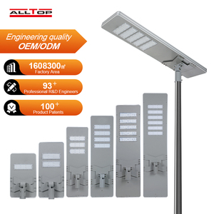 Lampione Solare LED 50w 100w 150w 200w 250w 300w Tutto in Uno, Illuminazione Stradale Solare per Esterni Impermeabile IP65 - Product Image 1