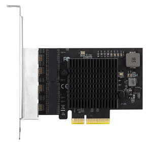 Lekuo IO-PCE8125B-4GLAN Quad Port PCIe 2.5G Ethernet Network Card Low-Profile Desktop <b>LAN</b> <b>Adapter</b> for NAS Servers Industrial PCs - Product Image 2