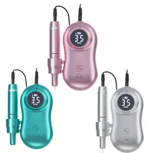 เครื่องตะไบเล็บแบบพกพา HQ Mixed Proc Discount 36W ชาร์จไฟได้ สาย USB ความเร็ว 35000 รอบต่อนาที สำหรับทำเล็บมือและเล็บเท้า ขัดเงา - Product Image 2