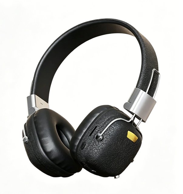 Foldable Design Gaming Classic Retro Metal BT5.4 Wireless Headset Dynamic Driver HiFi Audio No Delay Long Endurance