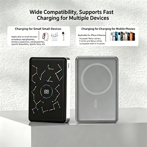 Nuevo Estilo de Banco de Energía 3 en 1, 15W Magnético Inalámbrico, Batería de Estado Semisólido de 5000 mAh, Carga Rápida PD de 22.5W, S227 5000 mAh - Product Image 5