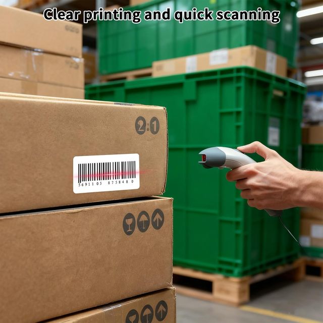 Eco-friendly Compostable Certified Corrosion-resistant Self-Adhesive Thermal Paper Cosmetic Labels Private Label Promotion