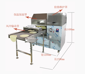 Máquina Motorizada Automática CE para Hacer Injera, Crepes, Rollitos Primavera, Idli, Dosa, Pasta, Pasteles de Huevo y Lumpia 304 - Product Image 4