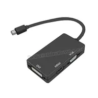3 in 1 Thunderbolt DisplayPort Mini DP zu HDMI DVI VGA Display Port Kabel adapter