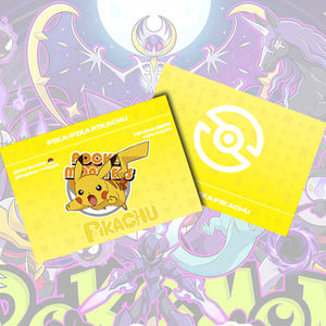 PY Time Capsule Sellos Metálicos, Regalo Artístico, Tarjeta Dorada de Pokémon con Diseño de Eif Bebé, Mascota de Cómic, Juego de Mesa Pokémon al por Mayor - Product Image 1