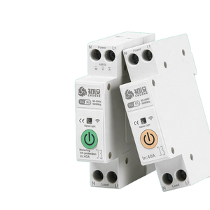 Disjoncteur intelligent WiFi 63A en cuivre 1P MCB avec télécommande sans fil et protection contre les surintensités pour maison connectée - Product Image 1