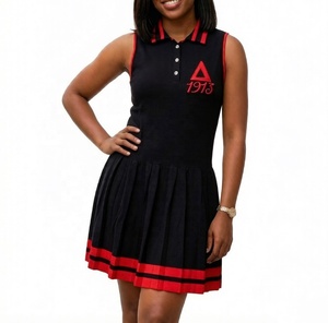 Supporta Gonne da Tennis Personalizzate con Charm della Confraternita Greca SGR Zeta Delta, Abbigliamento Casual Personalizzato per Ogni Giorno - Product Image 4