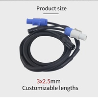 Câble DMX 3 broches personnalisable de haute qualité AICPOSE pour éclairage de scène, lecteur audio-vidéo, câble combiné disponible