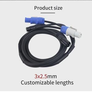 Cable DMX de 3 Pines Personalizable de Alta Calidad AICPOSE para Iluminación de Escenario, Reproductor de Audio y Video, Cable Combinado Disponible - Product Image 3