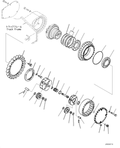 Trasmissione finale 207-27-00580 207-27-00590 per Komatsu PC300-8MO escavatore Travel riduttore senza motore - Product Image 3
