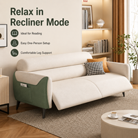 Modernes Luxus-Schlafsofa 3-in-1 mit Relaxfunktion, platzsparender Stauraum und Designer-Komfort für Ihr Zuhause