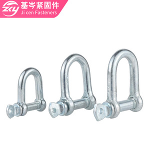 Grilletes tipo D Kizen de 28 mm galvanizados con pasador de tornillo para elevación y uso marino - Product Image 3
