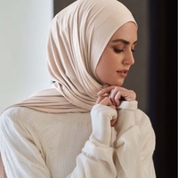 2025 modeste plaine femmes Modal doux Maxi Hijab écharpe châle Wrap vêtements islamiques couvre-chef musulman Foulard foulards