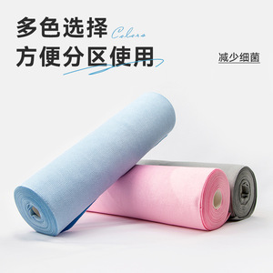Chiffon de nettoyage pour vitres en microfibre épaisse, déchirable à la main, multicolore, en rouleau, pour le nettoyage des fenêtres de cuisine - Product Image 4