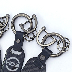 Nhà Sản Xuất Chất Lượng Cao Carbon Móc Chìa Khóa Mới OEM Keychain Vòng Chìa Khóa Biểu Tượng Tùy Chỉnh Khuyến Mại Móc Khóa Sợi Carbon Thẻ Chìa Khóa - Product Image 5