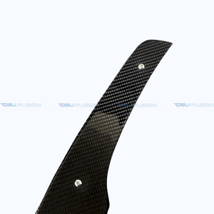 Para Mitsubishi Evolution Evo 7 8 9 2001-2007, estilo VRS, parachoques delantero parcial de fibra de carbono, divisor de alerón, kits de carrocería. - Product Image 2
