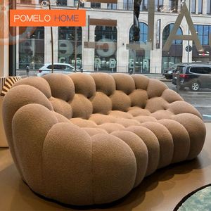 Canapé d'angle confortable en tissu Pomelohome Bubble Soccer, ensemble de meubles - Product Image 4