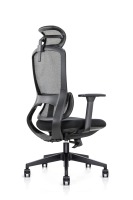 Prix de gros Chaise pivotante à dossier haut avec bras Nouveau design Chaise d'ordinateur Chaises de bureau ergonomiques en maille