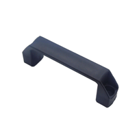 Hengsheng Machine industrielle à faible quantité minimale de commande 90/120/150/180mm poignée en plastique ABS noir forme rectangulaire poignée de traction en plastique noir