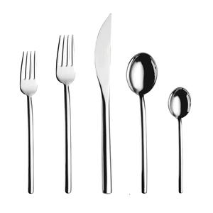 Service de vaisselle de luxe jetable en acier inoxydable à poignée épaisse pour hôtels, restaurants et mariages - Product Image 4