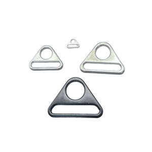 Zinc Alloy Triangular Buckle 26mm For Bag <b>Strap</b> And <b>Webbing</b> Durable Hardware Accessory - Product Image 1
