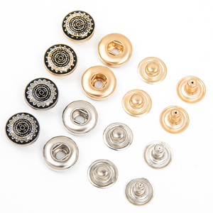 กระดุมแป๊กโลหะผสมสังกะสีแบบใหม่ปี 2026 กระดุมแป๊กแบบสั่งทำ 4 ส่วน - Product Image 2