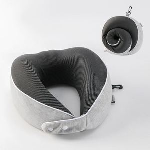 Custom New Trending 100% Pure <b>Memory</b> <b>Foam</b> Neck Pillow Airplane Travel Essentials - Product Image 1