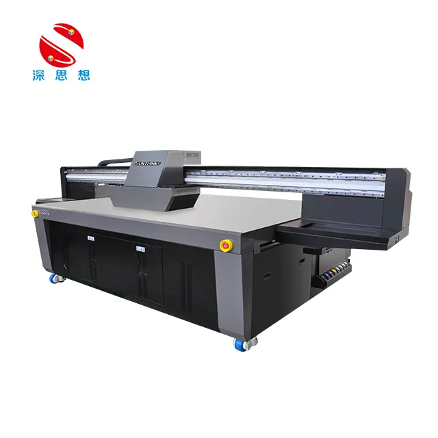 Sunthinks Uv Printer SG2513 Cetak dengan Gen5 Cetak Akrilik Kayu Kaca Kulit UV Flatbed Printer