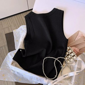 Camiseta sin Mangas Corta Informal y Transpirable para <span class=keywords><strong>Mujer</strong></span> de Talla Grande, con Bordado de Letras con Lentejuelas para el Verano - Product Image 2