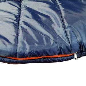 Saco de dormir portátil de momia de supervivencia al aire libre con bolsillo de almohada de ventilación lateral con cremallera bolsillo interior y diseño de cremallera central - Product Image 4