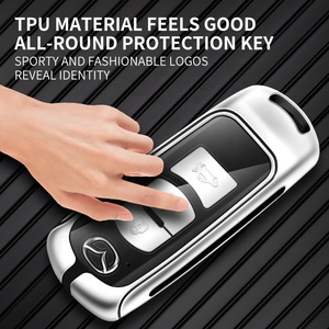 Funda Protectora Universal de Aleación de Zinc y Cuero para Llaves de Coche con Logotipo, Compatible con Modelos Mazda, Accesorios para Llaveros - Product Image 2