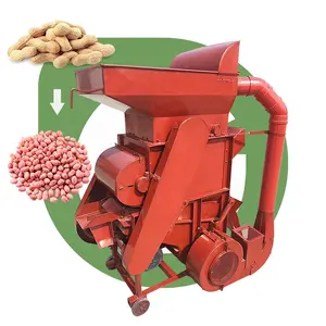 Groundnut De Dry Large Capacity Commercial Portable Peanut Seed Husker Shell Separator Sheller Machine