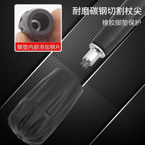Bâtons de randonnée pliables uniques en alliage d'aluminium 30 cm, équipement de randonnée léger, bâton de marche d'extérieur - Product Image 4
