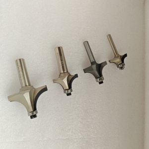 PCD góc tròn <span class=keywords><strong>bit</strong></span> góc nhà máy cắt tỉa Máy MDF ván ép cacbua hợp kim chế biến gỗ phay cắt - Product Image 3