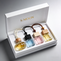 Diffuseur de parfum suspendu pour voiture, flacon vide réutilisable pour huiles essentielles, désodorisant, flacon de parfum pour la décoration du véhicule