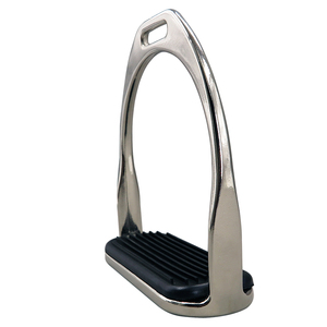 Ekay Iron <span class=keywords><strong>Horse</strong></span> <span class=keywords><strong>Stirrup</strong></span> Dengan Lapisan Nikel. Dengan Bantalan Karet Hitam. Peralatan Berkuda. Produk Berkuda. ST2112 - Product Image 3