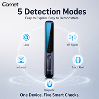 Détecteur de caméra espion 5-en-1 avec alerte tactile RF infrarouge magnétique pour la sécurité, destiné aux distributeurs et aux fabricants (OEM)