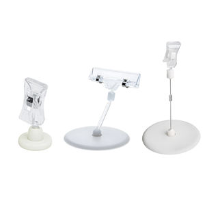 Venta al por mayor de plástico para supermercado, pequeño clip publicitario, etiqueta de precio, soporte de señal, Clips de exhibición - Product Image 3