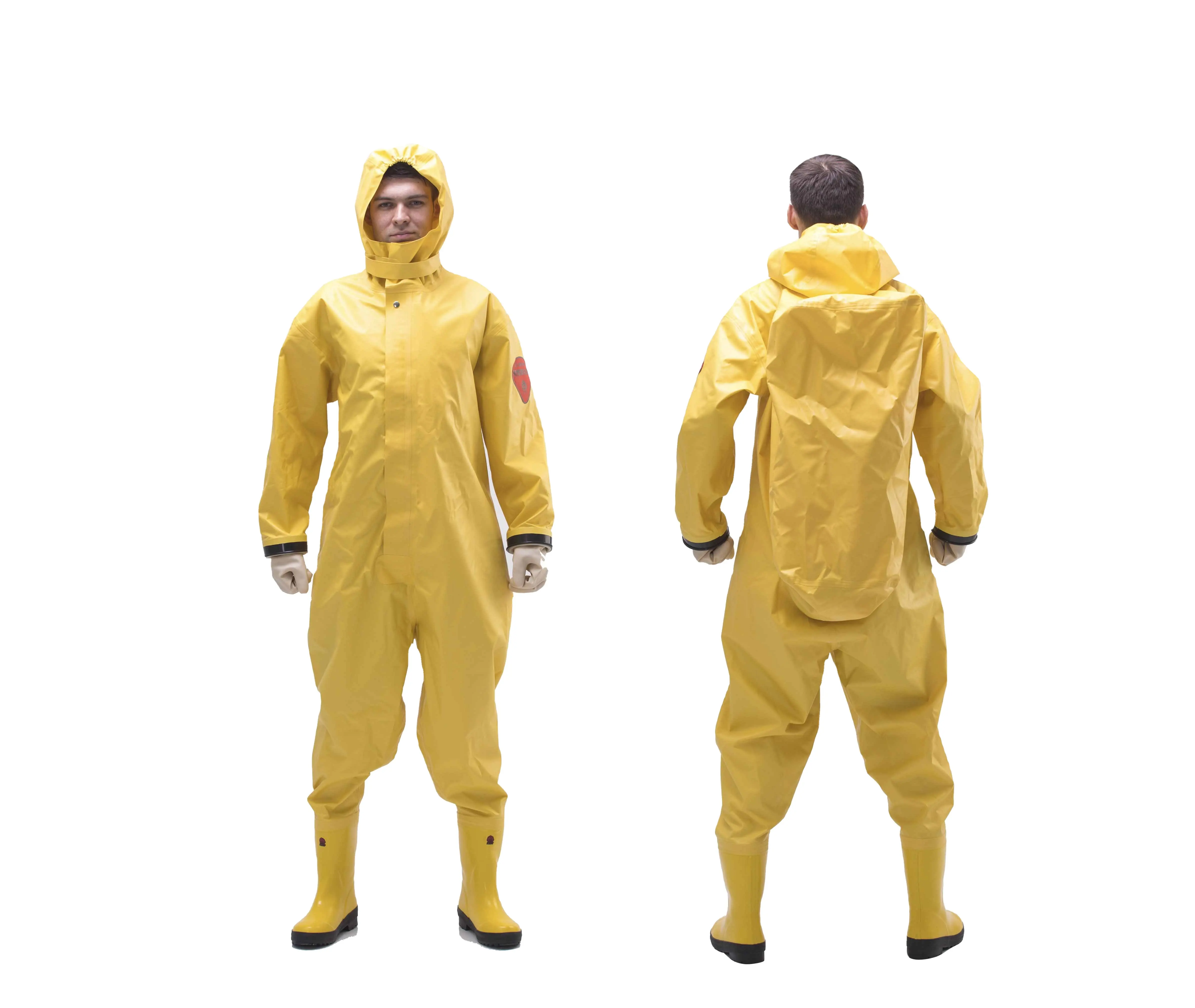 Light Duty Chemical proof Suit Hazmat Gas Tight Chemical Protective Suit