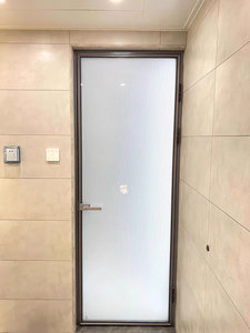 NỘI THẤT PHÒNG NGỦ nhôm cửa nhà vệ sinh khung nhôm kính bảng điều khiển Swing cửa phòng tắm không thấm nước - Product Image 5