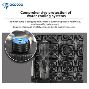 Ococoo FC700-A360D-3 kép Hàng 360 RGB nhôm nước làm mát tản nhiệt cực tự làm Máy tính CPU xe máy chủ người hâm mộ trường hợp máy tính - Product Image 4