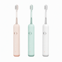 Brosse à dents électrique sonique vibrante pour un nettoyage en profondeur, poils antibactériens, autonomie de 90 jours pour adultes