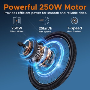 Bicicleta Eléctrica Urbana HillMiles MileTrail 1 de 250w, 26 Pulgadas, 36V 13Ah, Batería Extraíble, Envío Directo desde Reino Unido y Europa - Product Image 6