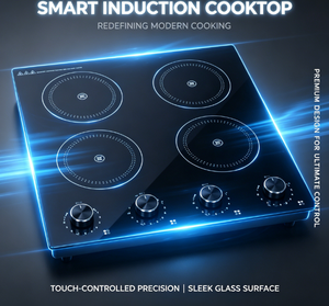 Table de cuisson à <span class=keywords><strong>induction</strong></span> encastrable 4 brûleurs, 1800W+1800W+1000W+1000W, commande par bouton, verre de qualité A, avec minuterie et verrouillage de sécurité - Product Image 3
