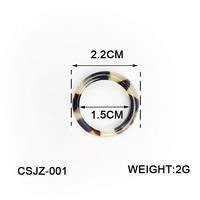 Jingcanyuan — nouvelle bague en acétate 3D pour femmes, bijou décoratif, Simple, personnalisé, de haute qualité, à la mode, vente en gros