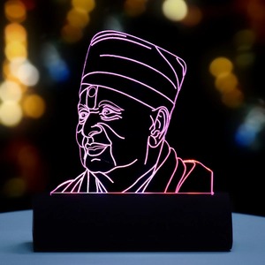 Lampe de tableau de bord LED Pamukhswami Murti de qualité supérieure avec design lumineux à changement de couleur pour la décoration de véhicules - Fournisseur en gros - Product Image 3