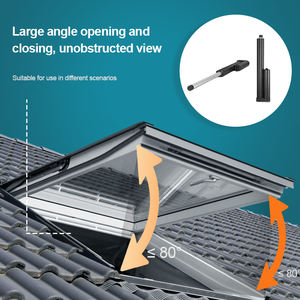 Claraboya de Techo de Vidrio y Aluminio Fijo OUNA, Solución de Iluminación Panorámica con Vidrio de Seguridad Laminado <span class=keywords><strong>para</strong></span> <span class=keywords><strong>Pasillos</strong></span> y Átrios - Product Image 5