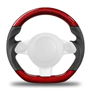عرض ساخن على عجلة قيادة السيارة المصنوعة من ألياف الكربون تخصيص عجلة قيادة السيارة المبتكرة