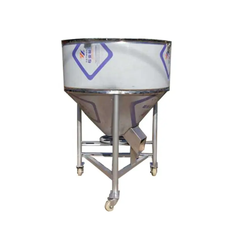 Vertical fodder making machine cattle cow chicken fish feed mixer stainless steel animal feed mixing machine for pig feed